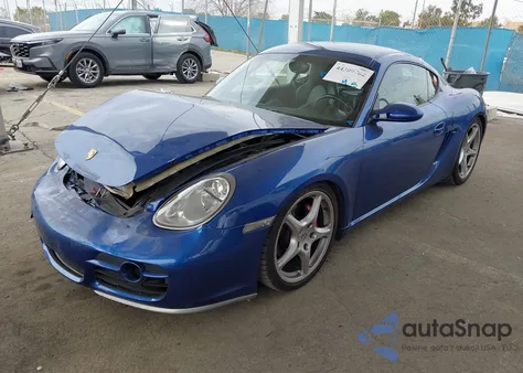 2006 Porsche Cayman S z USA, uszkodzony, nr VIN WP0AB29816U784760